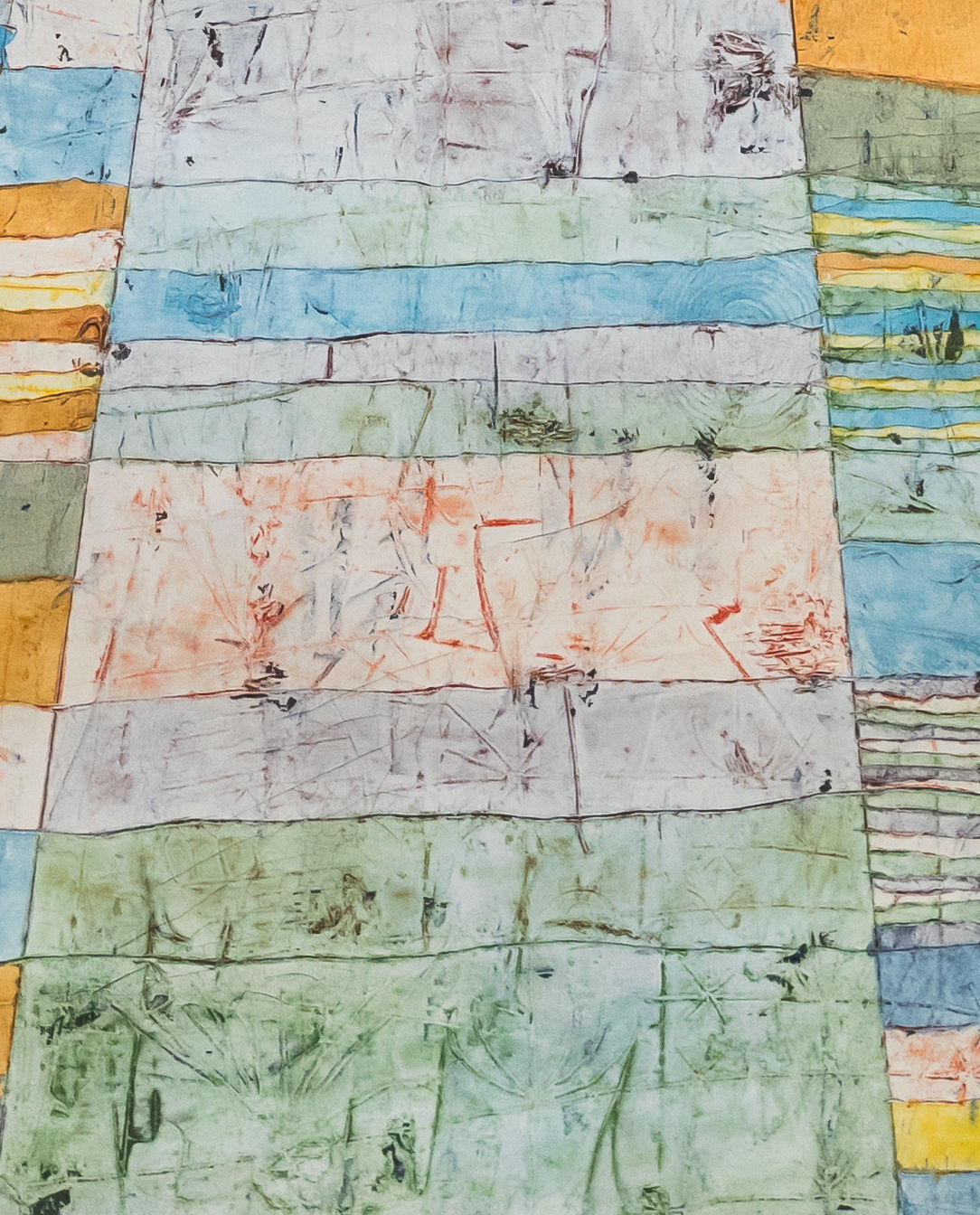 Detail 5: The lower part of the central route in Highway and Byways